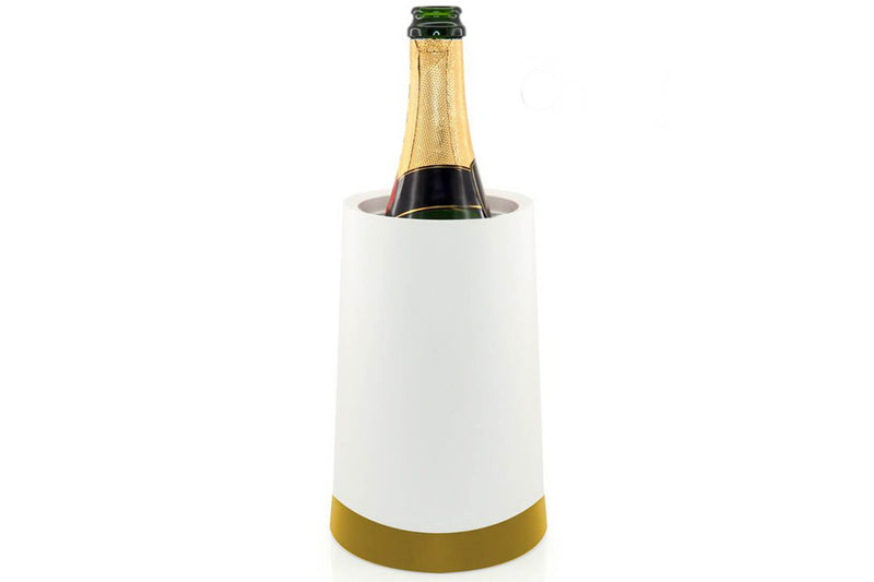 Refroidisseur à vin Pulltex avec manchon réfrigérant amovible Coolerpot - Blanc