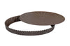 Tourtière ronde cannelée perforée Gobel anti-adhérent fond mobile - 28cm
