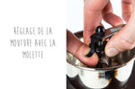 Moulin à café manuel Peugeot Brésil en hêtre chocolat 21cm