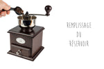 Moulin à café manuel Peugeot Brésil en hêtre chocolat 21cm