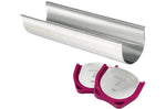Gouttière à bûche Gobel inox + embouts silicone - M