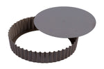 Tourtière ronde cannelée bord haut Gobel anti-adhérent fond mobile - 20cm