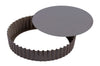 Tourtière ronde cannelée bord haut Gobel anti-adhérent fond mobile - 22cm