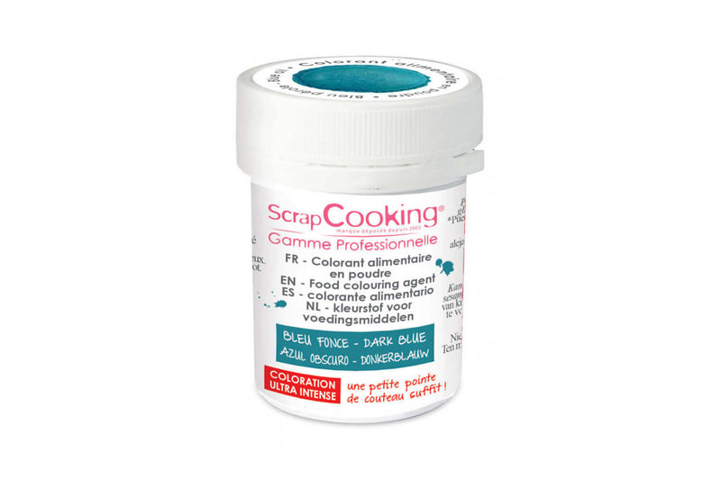 Colorant alimentaire en poudre Scrapcooking 5g - Bleu
