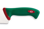 Couteau de boucher professionnel Sanelli Premana lame large 24cm manche vert