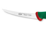 Couteau à désosser professionnel Sanelli Premana lame renversée 15cm manche vert