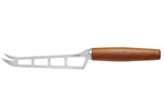 Couteau à fromage Triangle Sense lame ajourée 14cm manche prunier