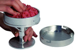 Presse-hamburger avec poussoir inox et fonte d'alu - Diamètre 10cm