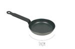 Poêle à blinis / oeufs tôle d'acier revêtement anti-adhérent - 14cm