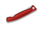 Couteau d'office pliant Victorinox Swissclassic lame lisse - Rouge
