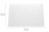 Planche à découper polyéthylène blanc HD500 à rigole et poche à jus 40x30cm