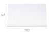 Planche à découper polyéthylène blanc HD500 avec pieds 55x35cm