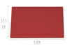 Planche à découper polyéthylène rouge HD500 avec pieds 53x32,5cm