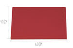 Planche à découper polyéthylène rouge HD500 avec pieds 60x40cm