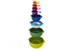 Set de 9 bols/passoires/doseurs Joseph Joseph Nest Plus 9 emboîtables multicolores