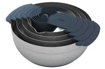 Set de 9 bols/passoires/doseurs Joseph Joseph Nest 100 emboîtables en inox