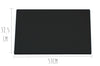 Planche à découper polyéthylène noire HD500 avec pieds 53x32,5cm