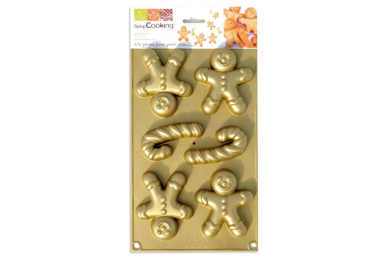 Moule à gâteau Scrapcooking en silicone "petit homme d'épices"
