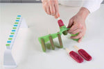 Kit moule à glace Silikomart L'Italiano : 2 moules en silicone et 2 supports en synthétique