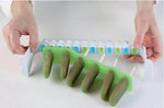 Kit moule à glace Silikomart L'Italiano : 2 moules en silicone et 2 supports en synthétique