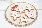 3 découpoirs Scrapcooking en inox doré - Bonhomme pain d'épice/sucre d'orge/étoile