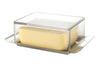 Beurrier Gefu Brunch en acier inoxydable et SAN pour beurre 250g