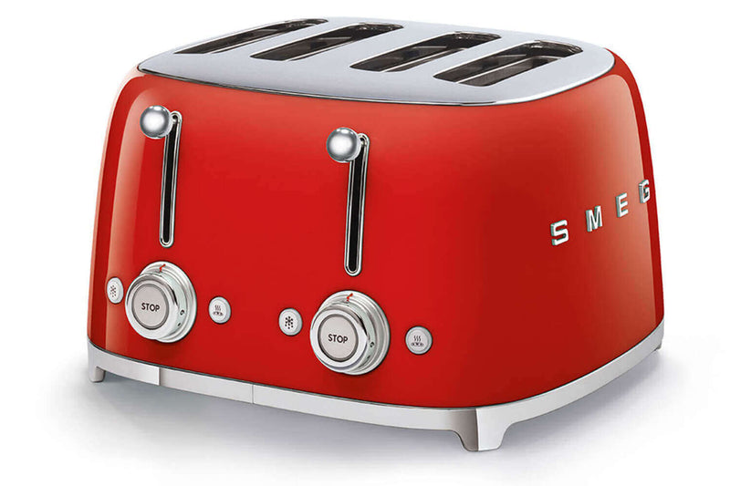Toaster Smeg 4 tranches années 50 - Rouge