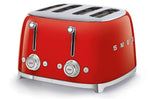 Toaster Smeg 4 tranches années 50 - Rouge