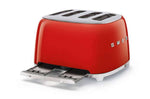 Toaster Smeg 4 tranches années 50 - Rouge