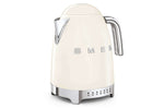 Bouilloire Smeg température réglable années 50 1,7l - Crème