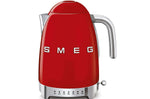 Bouilloire Smeg température réglable années 50 1,7l - Rouge