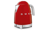 Bouilloire Smeg température réglable années 50 1,7l - Rouge