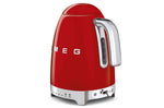 Bouilloire Smeg température réglable années 50 1,7l - Rouge
