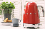 Bouilloire Smeg température réglable années 50 1,7l - Rouge