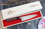 Couteau de chef japonais artisanal Takeshi Saji R2 Damas 18cm