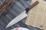 Couteau de chef japonais artisanal Takeshi Saji R2 Damas 18cm
