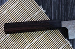 Couteau sujihiki japonais artisanal Takeshi Saji R2 Damas 24cm