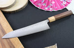 Couteau de chef japonais Tsunehisa SLD Damas 21cm