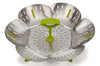 Panier vapeur pliable et anti-rayures Joseph Joseph Bloom Steel vert et inox