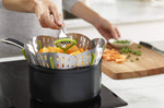 Panier vapeur pliable et anti-rayures Joseph Joseph Bloom Steel vert et inox