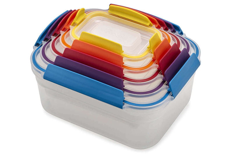 Set de 5 boîtes de conservation Joseph Joseph Nest Lock multicolores + couvercles