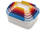 Set de 5 boîtes de conservation Joseph Joseph Nest Lock multicolores + couvercles