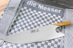 Couteau de chef Güde THE KNIFE 26cm unique et design manche olivier