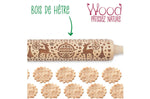Rouleau à pâtisserie empreinte Scrapcooking Noël 39cm