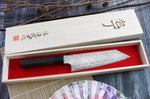 Couteau bunka japonais artisanal Takeshi Saji R2 Damas 18cm