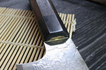 Couteau bunka japonais artisanal Takeshi Saji R2 Damas 18cm