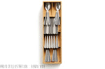 Range-couverts Joseph Joseph DrawerStore Bamboo compact
