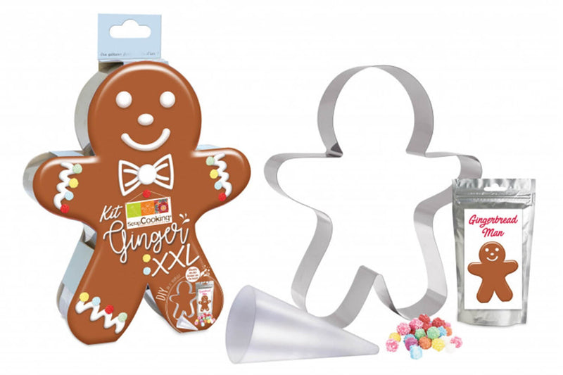 Kit biscuit Scrapcooking - Bonhomme pain d'épice XXL