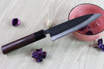 Couteau funayuki japonais artisanal Nishida Shirogami 15cm