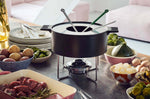 Service à fondue en fonte Mono anti-éclaboussures